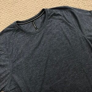 Ten Thousand Mens Essential Shirt Large Dark Heather Blue Training Athletic Tee